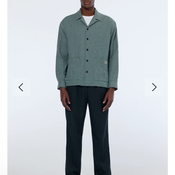 NWT Scotch & Soda Relaxed Fit Structured Shirt - Picture 2 of 5